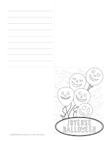 Cartes Halloween-Noir et blanc 2022