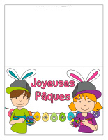 Cartes Pâques-couleur 2020