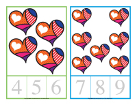 Cartes à compter-Fête des Mères-4 Cartes à compter-Fête des Mères-4