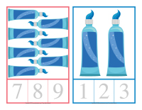 Cartes à compter-La santé dentaire-1