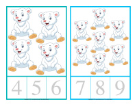 Cartes à compter-Le monde polaire-2