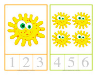 Cartes à compter-Les microbes-1 Cartes à compter-Les microbes-1