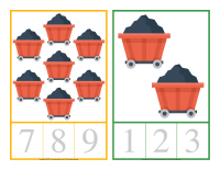 Cartes à compter-Les mines-1