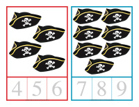 Cartes à compter-Pirates