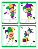 Cartes à jouer-Bouffons-Mardi gras-1