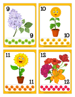 Cartes à jouer-Fleurs-jeu activité