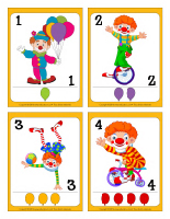 Cartes de jeux-Les clowns-1