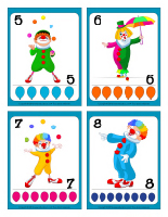 Cartes de jeux-Les clowns-2