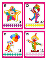 Cartes de jeux-Les clowns-3