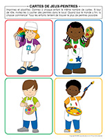 Cartes de jeux-Peintres