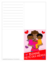 Cartes de la fête des Mères-Couleur-1