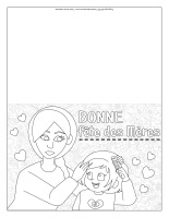 Cartes de la fête des Mères-NB