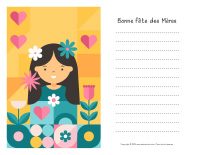 Cartes de la fete des Meres-couleur 2025-1