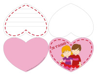 Cartes de souhaits-Saint-Valentin-couleurs-2