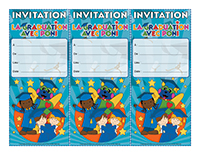 Cartons d’invitation-Graduation avec Poni