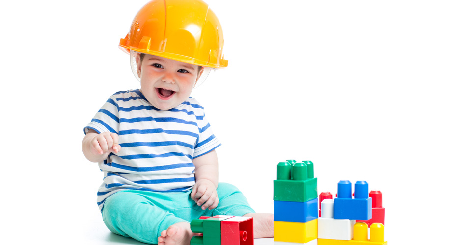 Casque de chantier pour enfant (Pour: enfants, jaune)