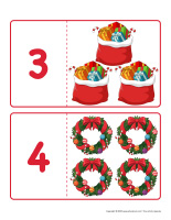 Casse-têtes d’association chiffres-Noël