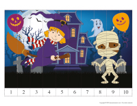 Casse-têtes-numérotés-Halloween