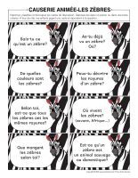 Causerie animee-Zebres