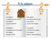 Chanson-À la cabane