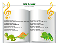 Chanson-Les dinos