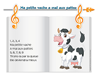 Chanson-Ma petite vache a mal aux pattes