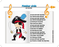 Chanson-Monsieur pirate