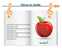 Chanson-Pomme de reinette-le son I