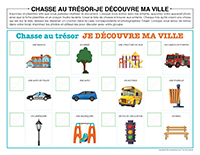 Chasse au trésor-Je découvre ma ville