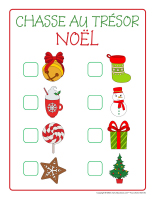 Chasse au tresor-Noel