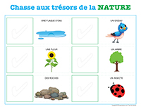 Chasse aux trésors de la nature