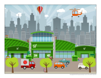 Cherche et trouve-La ville Cherche et trouve-La ville
