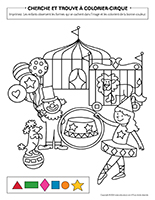 Coloriages pour les 3 - 4 ans - un enfant fait une acrobatie a