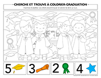 Cherche et trouve à colorier-Graduation