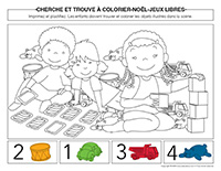 Cherche et trouve à colorier-Noel-Jeux-libres 2023