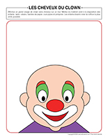 Cheveux du clown