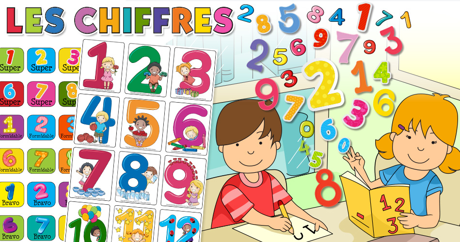 Puzzle Enfant 10 Pièces Carton et 10 Chiffres En Bois 'Mes