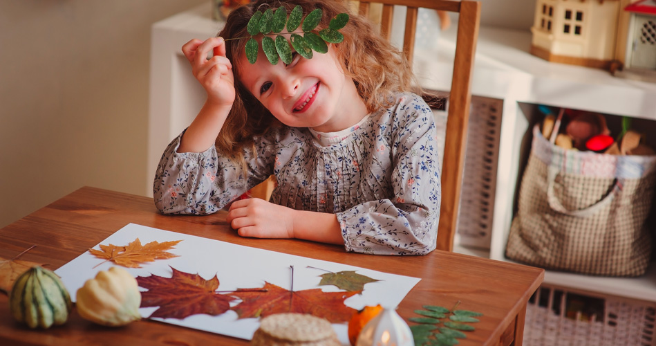 Classer, catégoriser et créer avec des feuilles d'automne