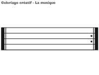 Coloriage créatif-La musique