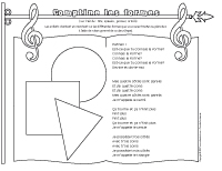 Comptine - Les formes