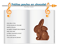 Comptine-Petites poules en chocolat