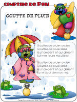 Comptine de Poni - Gouttes de pluie