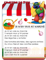 Liste d\'épicerie imagée pour enfant