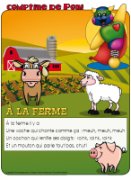 Comptine de Poni-À la ferme