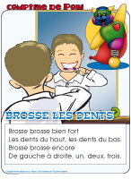 Comptine de Poni-Brosse les dents