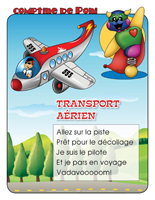 Comptine de Poni-Le transport aérien Comptine de Poni-Le transport aérien