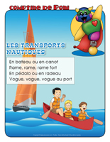 Comptine de Poni-Le transport nautique