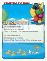Comptine de Poni-Les canards Comptine de Poni-Les canards