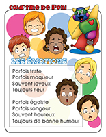 Comptine de Poni-Les émotions Comptine de Poni-Les émotions