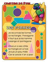 Comptine de Poni-Les formes